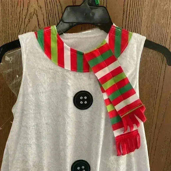 SNOWMAN WINTER PRINCESS 
TRANSFORMING COSTUME M 8/10 NEW - Picture 4 of 13